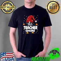 Official teacher Gnome Leopard Family Matching Christmas Party Pajama T-Shirt Unisex