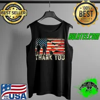 Official vintage Thank You Veterans Combat Boots Flower Veterans Day Premium T-Shirt Tank Top