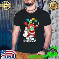 Original christmas santa claus 2021 funny boys girls kids family xmas T Shirt