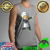 Original dabbing Pilgrim Girl Costume Thanksgiving Dance Women Girls T-Shirt Tank Top