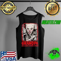 Original Grandpa IT Horror Shirt Tank Top