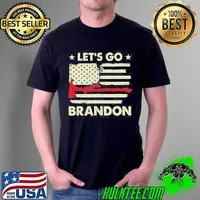 Original Let’s Go Brandon Firefighter Thin Red Line Us Flag Shirt Unisex
