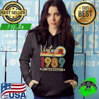 Original limited Edition 1989 33rd Birthday Gift Vintage 33 Years Old Premium T-Shirt Hoodie