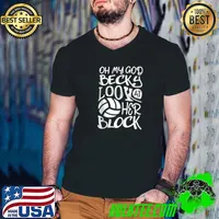 Original mens Oh my god becky look at her block Volleyball Player T-s Guys V Neck