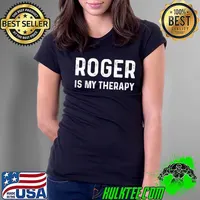 Original My Name Is Roger Funny Name Tag T-Shirt Ladies Tee