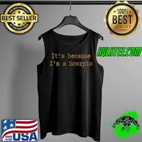 Original scorpio Horoscope Shirt Zodiac Sign Astrology Melanin T-s Tank Top