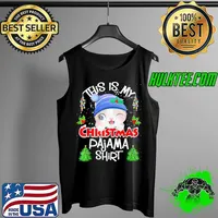 Original This Is My Christmas Pajama Shirt Funny Cats Xmas Holiday Gift T-Shirt Tank Top