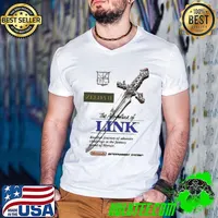 Original zelda 2 The Adventure Of Link World Of Hyrule Nes Video Game Cover Shirt