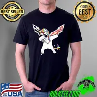 Premium car – I Flippin’ Love Corvette Dabbing Hip Hop Unicorn Shirt Unisex
