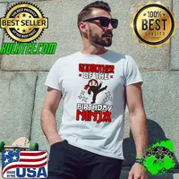 Premium godmother Of The Birthday Ninja Shinobi Themed B-Day Party T-Shirt Unisex