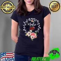 Premium madre Bear Xmas Family Christmas Pajama Red Plaid Grandma T-Shirt Ladies Tee