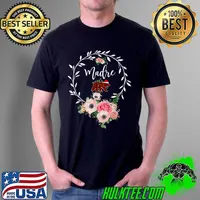 Premium madre Bear Xmas Family Christmas Pajama Red Plaid Grandma T-Shirt Unisex