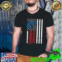 Premium muskie Fishing Muskellunge Fisherman T-s Guys V Neck