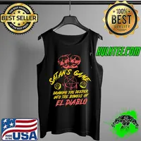 Premium Satan's Game Drawing You Deeper Into The Bowels Of El Diablo Retro Shirt Tank Top