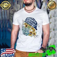 Registered Nurse Wear Medical Mask Perhaps This Is The Moment For Which You Have Been Created Esther Sunflowers COVID-19 Shirt