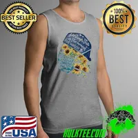 Registered Nurse Wear Medical Mask Perhaps This Is The Moment For Which You Have Been Created Esther Sunflowers COVID-19 Shirt Tank Top