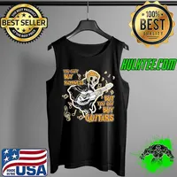 Skull You Can't Buy Happiness But You Can Buy Guitars Shirt Tank Top