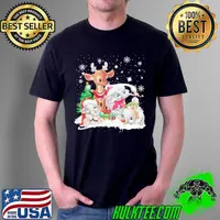 Snow Elephant Happy Moment Christmas Shirt Unisex