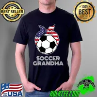 Soccer Grandma Shirts Grandparents US Grandmom Soccer Player Premium T-Shirt Unisex