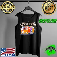 Spooky Season Camping Halloween Shirt Tank Top