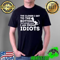 The Closer I Get To The Bottom The Farther Away I Am From Idiots Scuba Diving Shirt Unisex