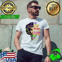 They Whispered To Her You Can't Withstand The Storm Melanin Girl Shirt Unisex
