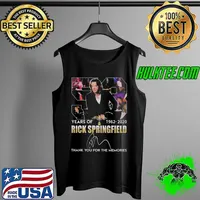 Top 58 Years Of 1962-2020 Rick Springfield Thank You For The Memories Signature Shirt Tank Top