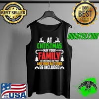 Top at Chtistmas May Your Family Be Functional And Your And Your Batteries Be Included T-s Tank Top