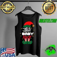 Top Baby Elf Matching Family Group Christmas Party Pajama T Shirt Tank Top