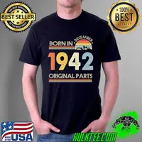 Top Born In December 1942 Original Parts, 80th Birthday Long Sleeve T-Shirt Unisex