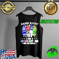 Top Damn right I am a Tampa Bay fan now and forever sports signatures Tank Top