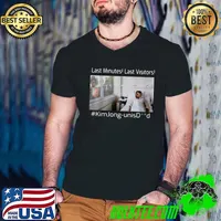 Top Last Minutes Last Visitors Kim Jong Un Isdead Shirt Guys V Neck