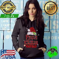 Top Papa Claus Shirt Christmas Pajama Family Matching Xmas T Shirt