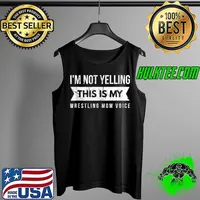 Top retro Wrestling Costume Funny Wrestler Wrestling Mom Voice T-s Tank Top