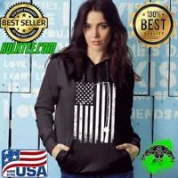 Vintage American Flag Patriotic Fishing Rod Fishing Lover T-Shirt