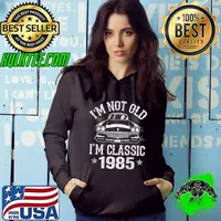 37 Year Old Vintage 1985 Classic Car 37th Birthday Gifts T Shirt