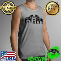 Awesome Black Dala Horse Swedish Horses Scandinavian Folk Art Unisex Sweat Tank Top