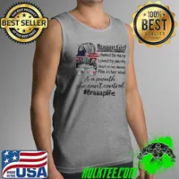 Awesome Braaap Girl Hated By Many Loved By Plenty Heart On Her Sleeve Fire In Her Soul Dirt Bike Tank Top