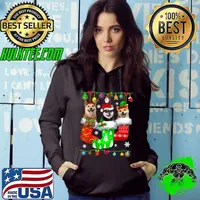 Awesome Christmas Socks Pajama Shiba Inu Dog Puppy Lover T- Hoodie