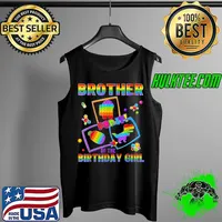 Awesome Fidget Toy Pop It Brother Of The Birthday Girl Pop It Family T Shirt Tank Top