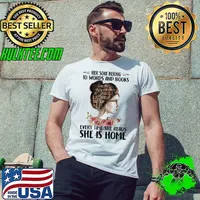 Awesome Her soul belong to words and books every time she reads she is home flower Unisex
