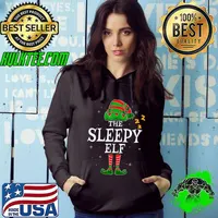 Awesome The Sleepy Elf Group Matching Family Christmas Holiday Funny T-Shirt Hoodie