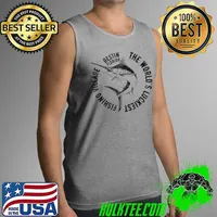 Awesome The World's Greatest Fishing Village Destin Beach Florida T-Shirt Tank Top