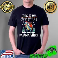 Awesome This Is My Christmas Pajama Shirt Funny Christmas T-Shirt Unisex
