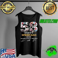 Best 58 year of SpiderMan 19622020 Tobey Maguire Tom Holland Andrew Garfield Tank Top