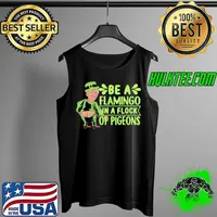 Best Leprechaun Biden Be A Flamingo In A Flock Of Pigeons T-Shirt Tank Top