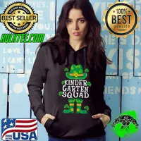 Best Leprechaun Kindergarten Squad Teacher St Patrick's Day Gifts T-shirt