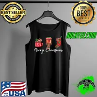 Best Merry Christmas Drink Hot Chocolate Stocking Stuffer Pajamas T Shirt Tank Top