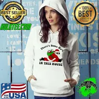 Best T-Shirt There’s Some Hos In This House Christmas, Funny Santa Claus Hoodie