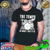Cool Drummers Drum Player Art Men Women Percussion Musician T-Shirt Guys V Neck